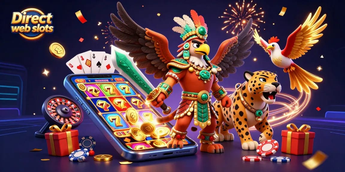 Engage in exciting Direct web slots gameplay with vibrant visuals and dynamic characters!