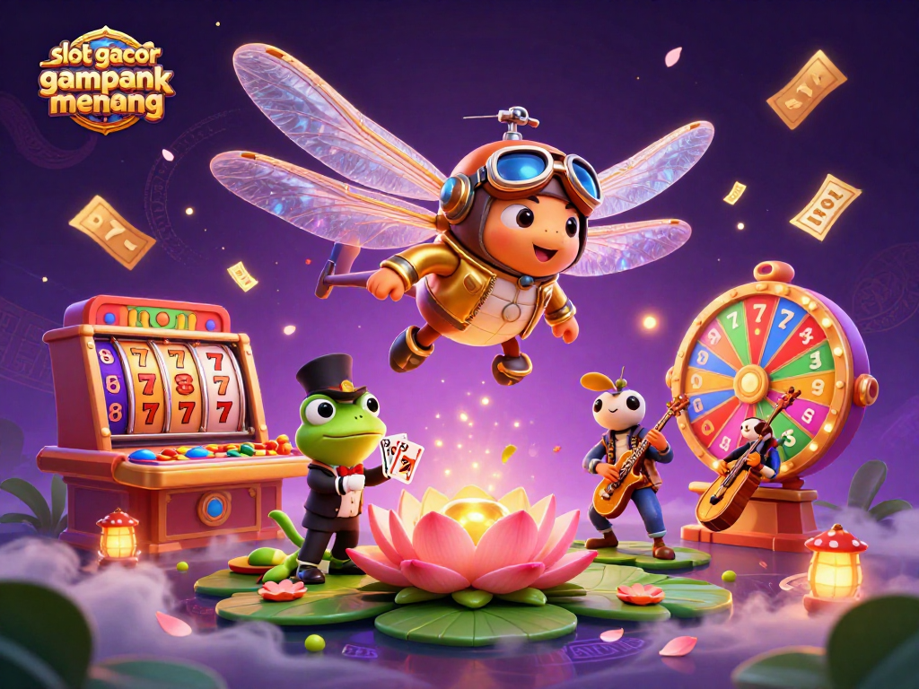 Experience excitement with slot gacor gampang menang at an enchanting lily pad casino.