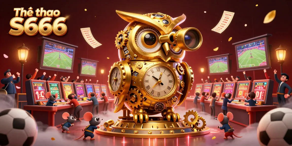 Experience thrilling sports betting action with Thể thao S666, showcasing a vibrant casino scene filled with excitement.