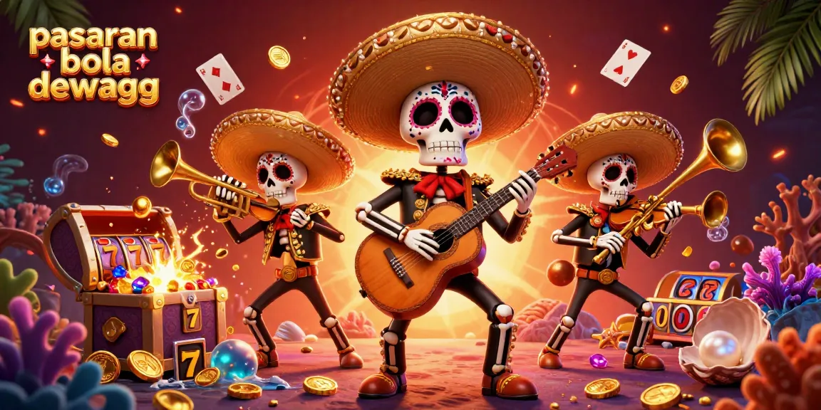 Engage in thrilling action on pasaran bola dewagg with vibrant casino-themed artwork featuring a playful mariachi band.