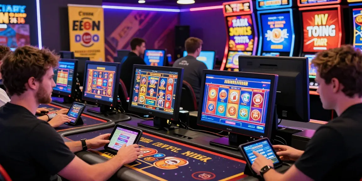 Players exploring new UK casino sites featuring vibrant games and bonuses.