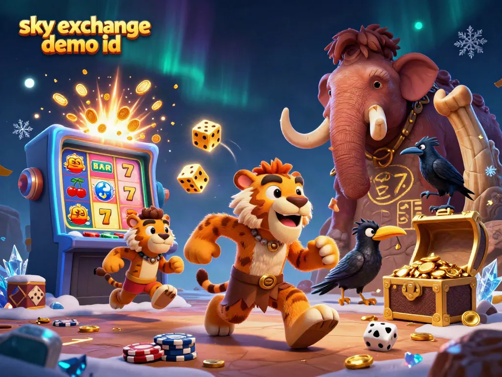 Immerse in the vibrant world of sky exchange demo id, with dynamic casino elements and lively characters.
