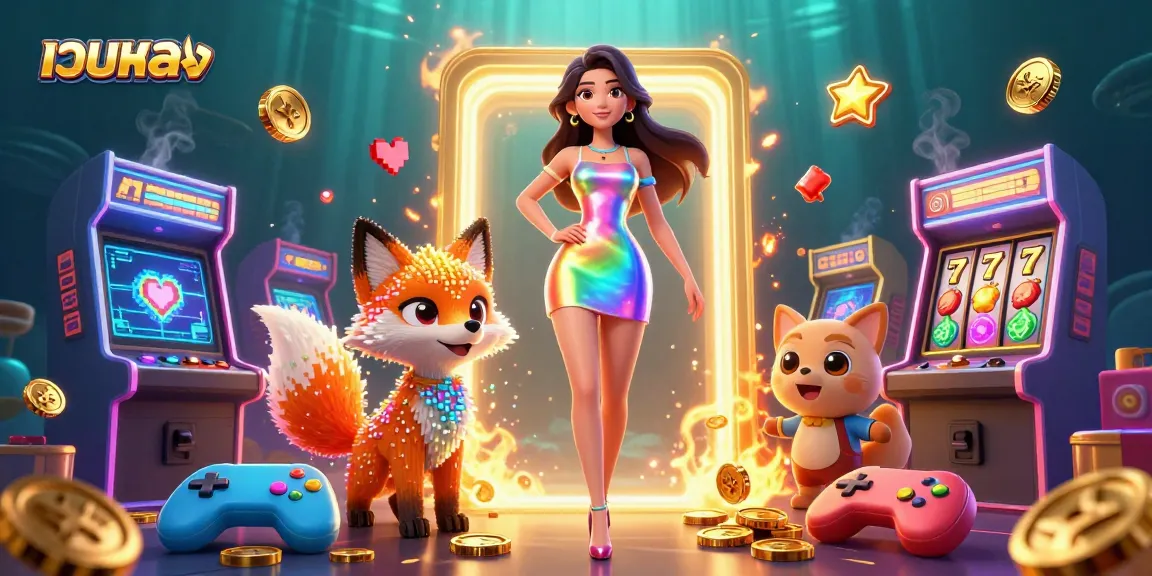 Engage in เว็บตรง gameplay with dazzling visuals and vibrant slot reels in a colorful casino universe.