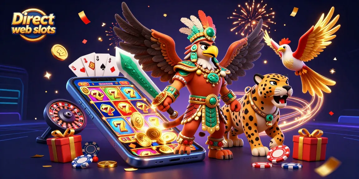 Engage in exciting Direct web slots gameplay with vibrant visuals and dynamic characters!