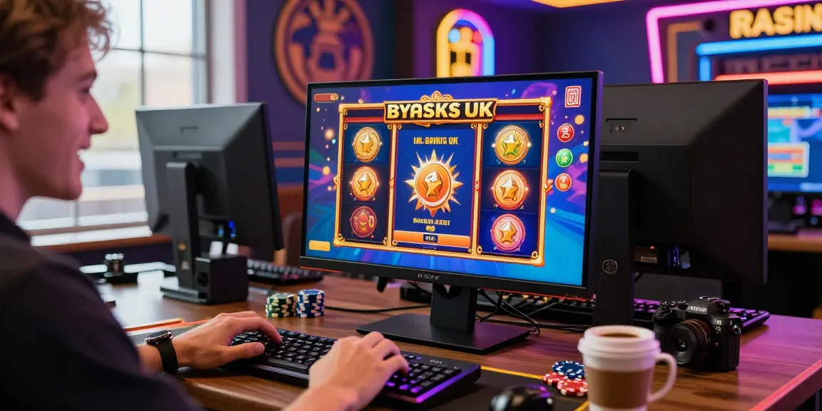 Player enjoying bonus buy slots uk at an online casino with vibrant graphics.