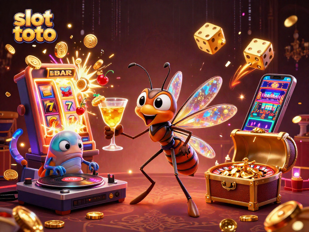 Spin the reels with slot toto as a frozen mosquito mascot and trilobite DJ bring casino magic