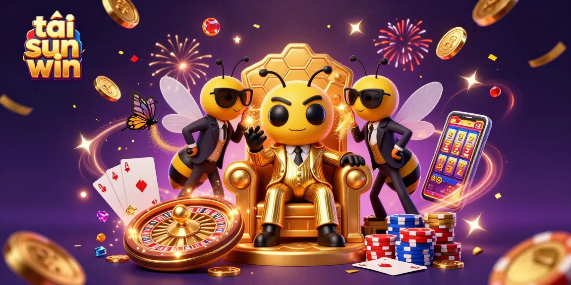 Experience excitement and thrill with tải sun win featuring vibrant casino elements and characters in action.