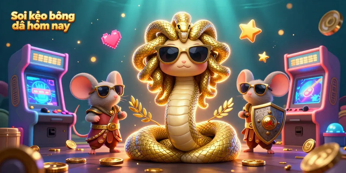 Soi kèo bóng đá hôm nay strategy illustrated with engaging characters and vibrant gaming elements