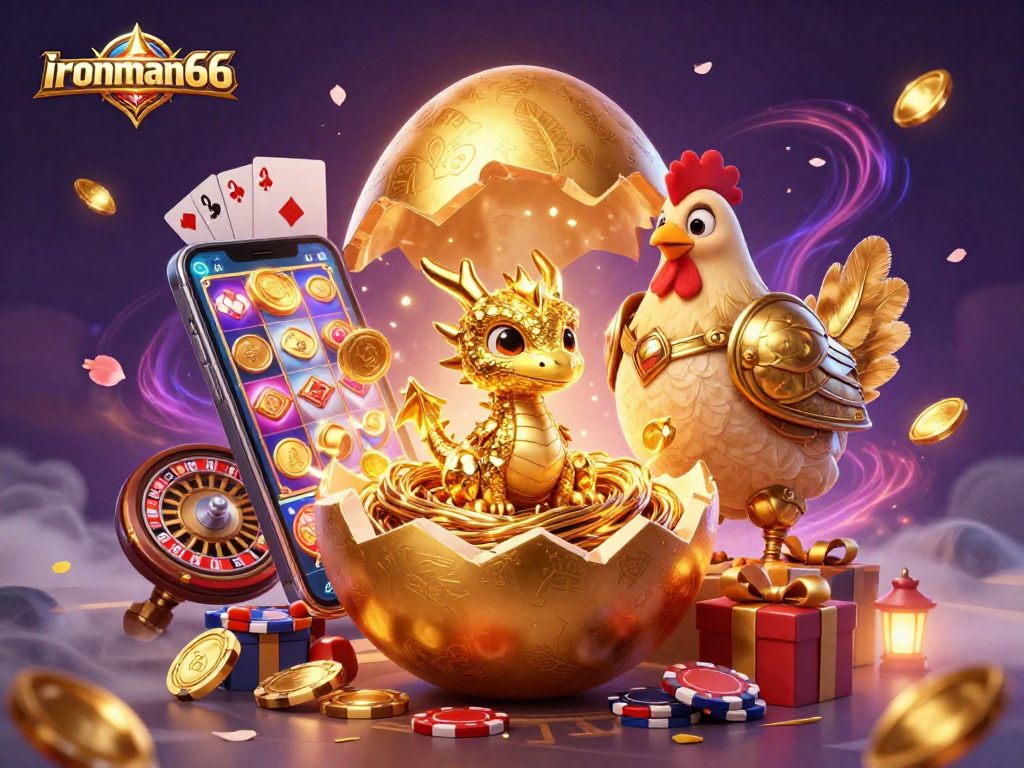 Experience the thrill of ironman66 casinos with golden elements and dynamic gameplay!