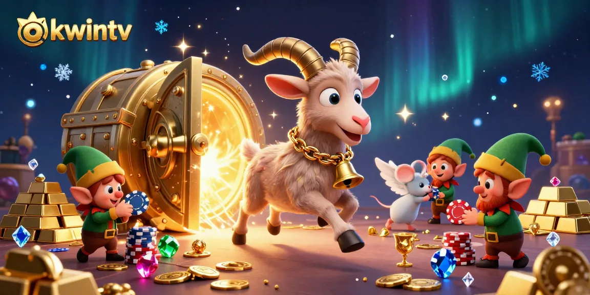 Enjoy watching odkintv's vibrant casino experience with golden treasures and cartoon characters.