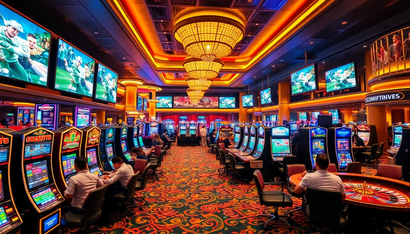 Experience dynamic gaming at luong son tv's energetic casino environment full of excitement and winning opportunities.