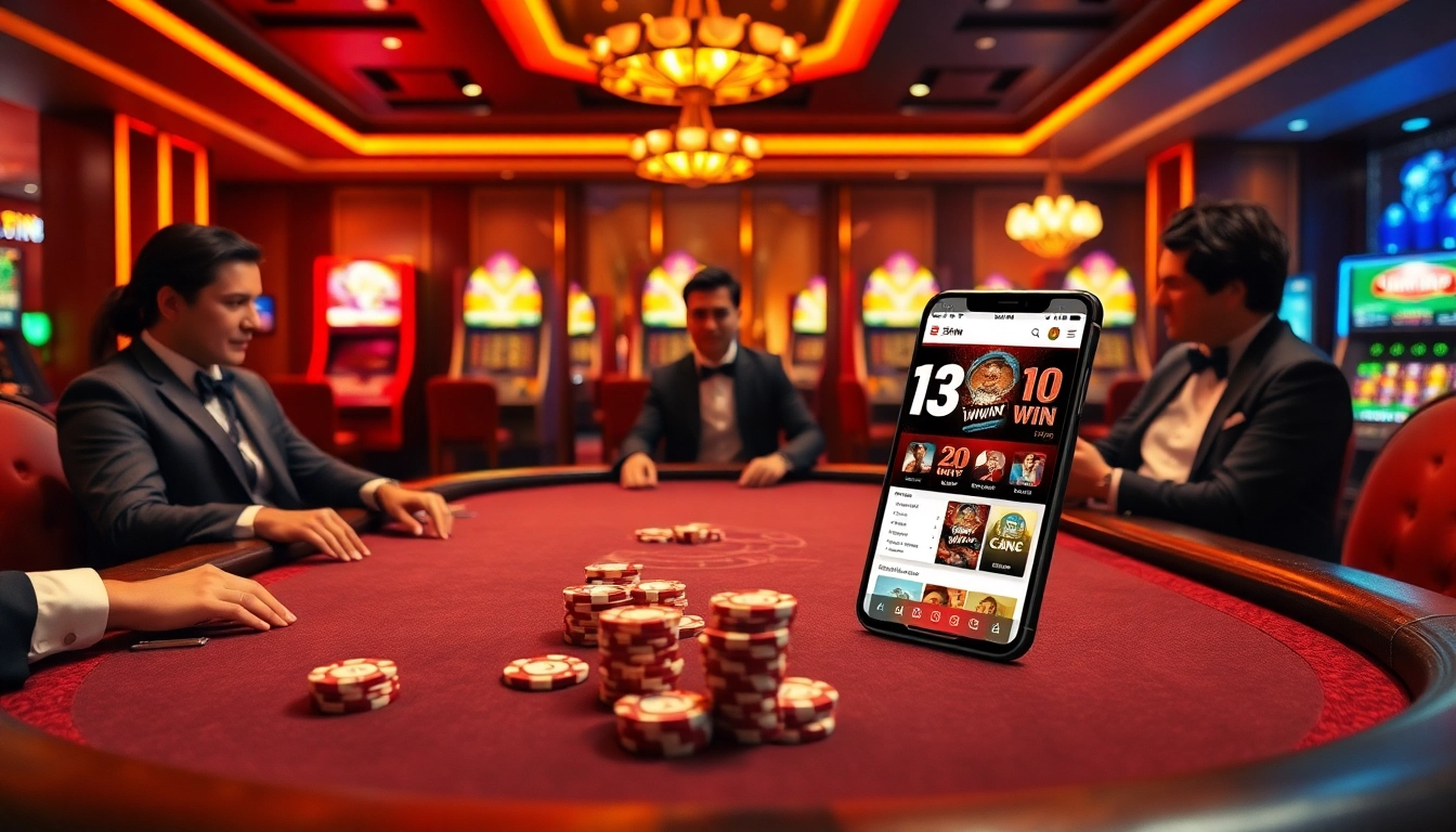 Experience thrilling gameplay with the 13win app while enjoying a luxurious casino atmosphere filled with excitement.