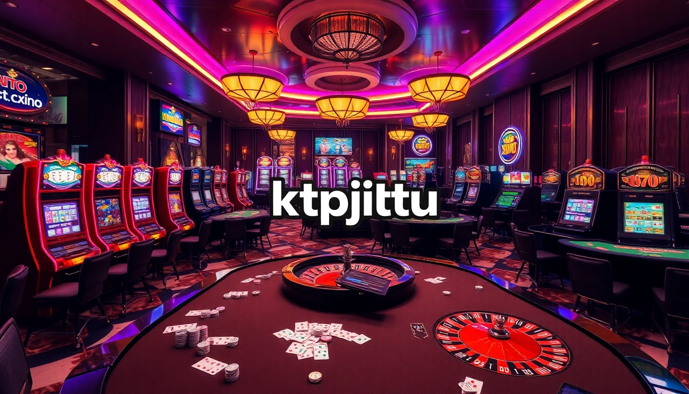 KTPJITU offers a thrilling gambling atmosphere with exciting slot machines and tables for immersive play.
